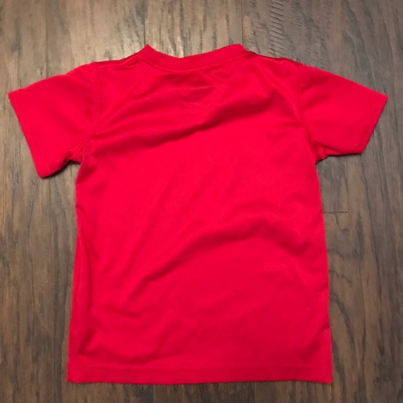 Nike Boys Red Nike Dri-Fit T Shirt Size 6 M - Picture 3 of 3